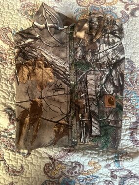 Carhartt Realtree Camo Zip Hooded Jacket - Brown/Green